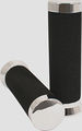 Black Foam Cushion Grips with Chrome End Caps