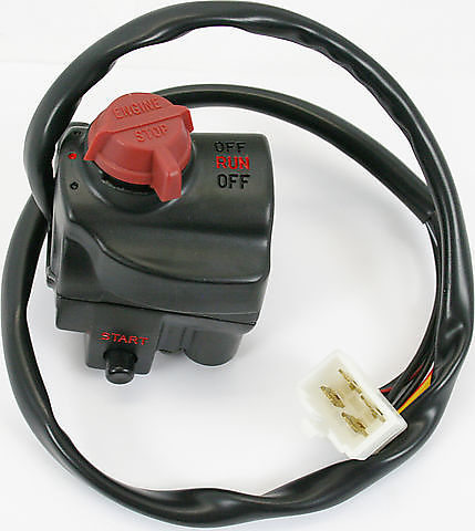 Honda CB750 Throttle / Switch Assembly - Right (Brake) Side OEM Ref. #35130-404-671